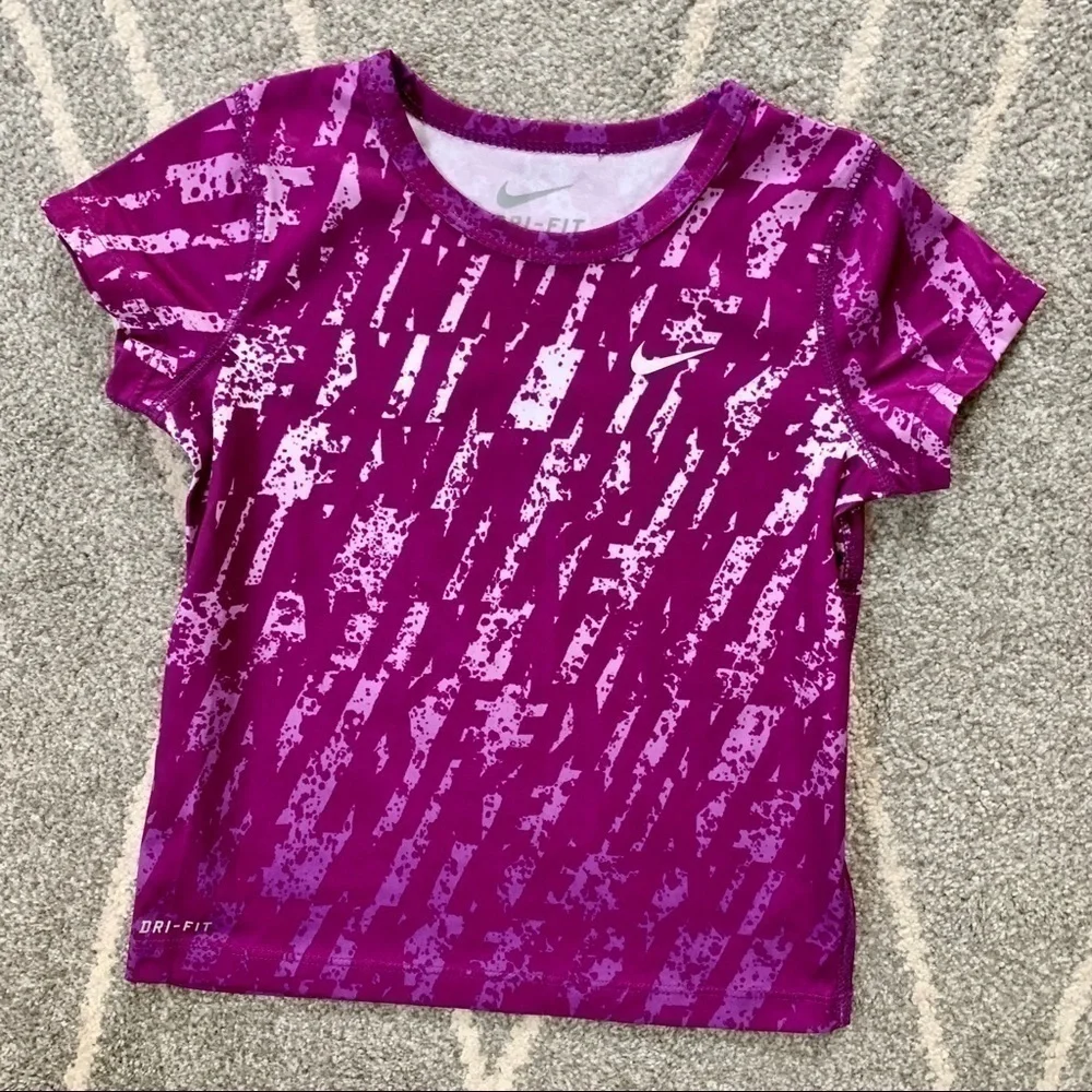 Nike Dri-Fit Purple Short Sleeve T-shirt 5
